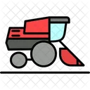 Harvester Agriculture Farming Icon