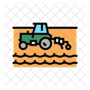 Tractor Working Field Icon