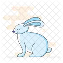 Hase Kaninchen Haschen Symbol