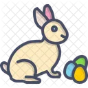 Hase Kaninchen Ostern Symbol