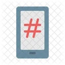 Hash Number Mobile Icon