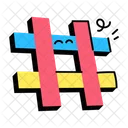 Hash Symbol  Icon