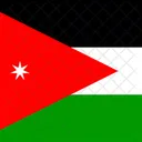 Hashemite Kingdom Of Jordan Flag Country アイコン