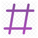 Hashtag Numbersign Hashtags Icon
