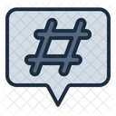 Hashtag Tag Communication Icon