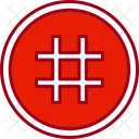 Hashtag Symbol Hash Icon
