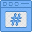 Hashtag Tag Number Icon