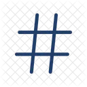 Hashtag Hex Sign Icon