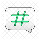 Hashtag Tag Soziale Medien Symbol