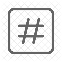 Hashtag  Symbol