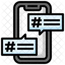 Hashtag Social Network Comments Icon