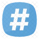 Hashtag Number Sign Icon