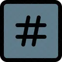 Hashtag Social Media Hash Icon