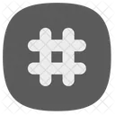 Hashtag Order Function Icon
