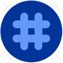 Hashtag Number Element Icon