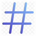 Hashtag Punctuation Orthography Icon