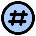 Hashtag  Icon