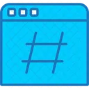 Hashtag Media Network Icon