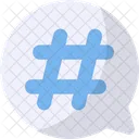 Hashtag Social Media Topic Icon