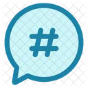 Hashtag Tag Comment Icon