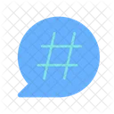 Hashtag Communication Social Media Icon