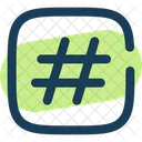 Carre Hashtag Icon