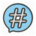 Tag Social Media Hash Icon