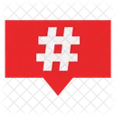 Hashtag  Ícone