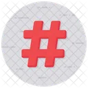 Hashtag Number Sign Typographical Symbol Icon