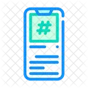 Hashtag  Ícone