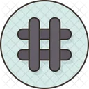 Hashtag Trend Topic Icon
