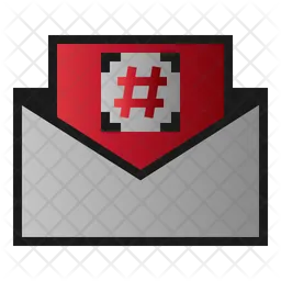 Hashtag-Mail  Symbol