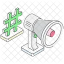 Hashtag Marketing  Icon