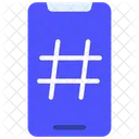 Hashtag móvel  Icon