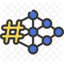 Hashtag Network  Icon