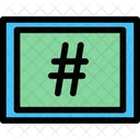 Hashtag Hashtag Sign Logo Icon