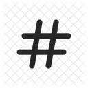 Hashtag Symbol Pound Sign Icon Number Sign Icon Icon