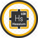 Hassium Preodic Table Preodic Elements Icon