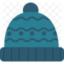Hat Knitted Hat Winter Icon