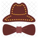 Fathers Day Bow Cap Icon