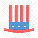 July Fourth Independence Day Icon