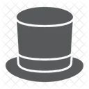 Zylinder Hut Kleidung Symbol