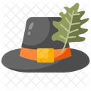 Hat Thanksgiving Pilgrim Icon