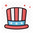 Th Of July Lineal Color Icons Icon