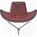 Hat Cowboy Wild Icon