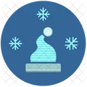 Hat Snow Flakes Icon