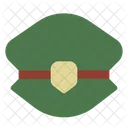Flat Military Soldier Icon