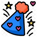 Hat Party Star Icon