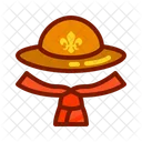 Hat And Scarf Hat Scout Icon