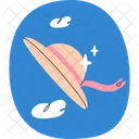 Hat Beach Holiday Icon